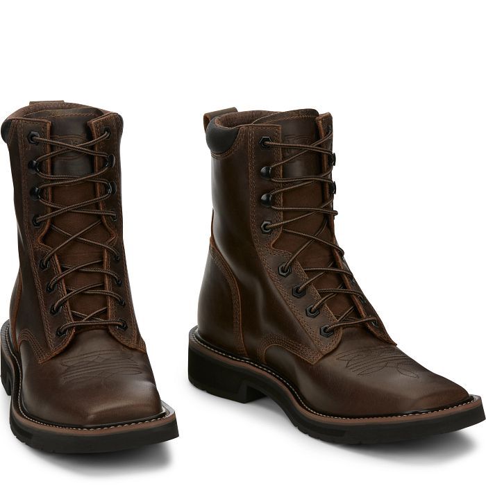 Justin Men's Pully 8" Work Boot