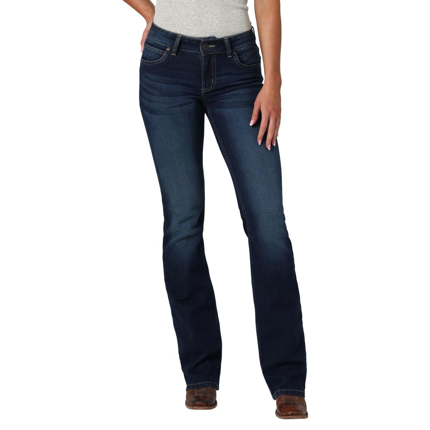 Wrangler Women's Retro Mae Mid Rise Bootcut Jeans - Anna