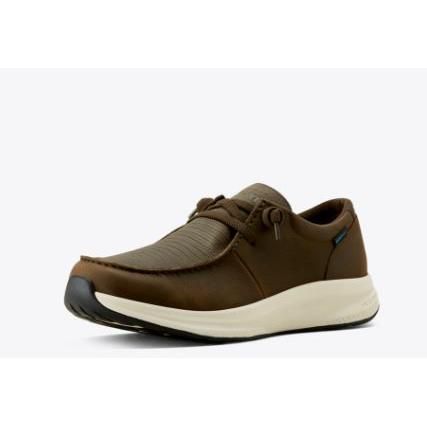 Ariat Men's Buckeye Waterproof Shoe-Dark Brown