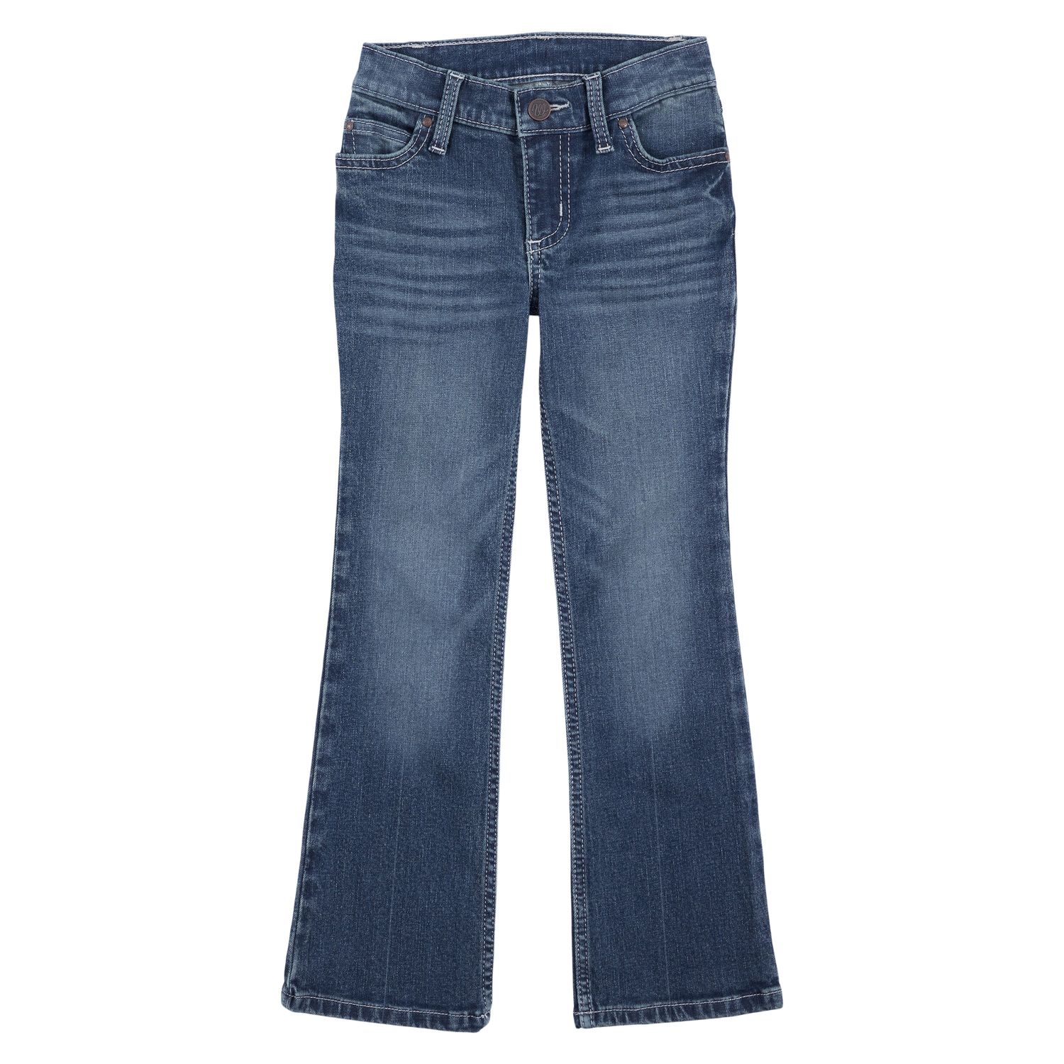 Wrangler Girls Premium Patch Boot Cut Jeans** Final Sale
