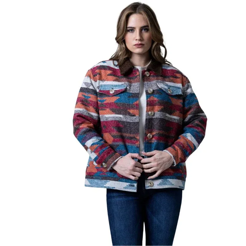 Kimes Women's Red Rocks Jacket - Multiple Colours, Colour: Mid Blue, Size: 2XL