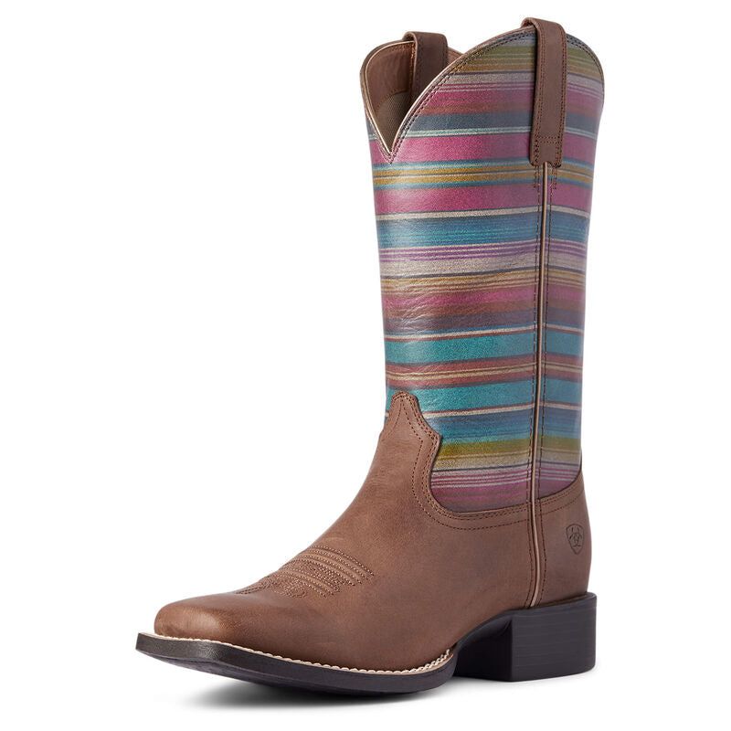 Ariat Women's Round Up Wide Square Toe Western Boots