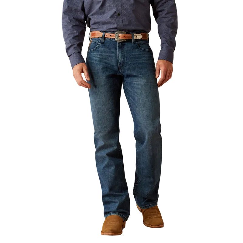 **Ariat Men's M4 Relaxed Blade Relentless Boot Cut Jeans - Nexus