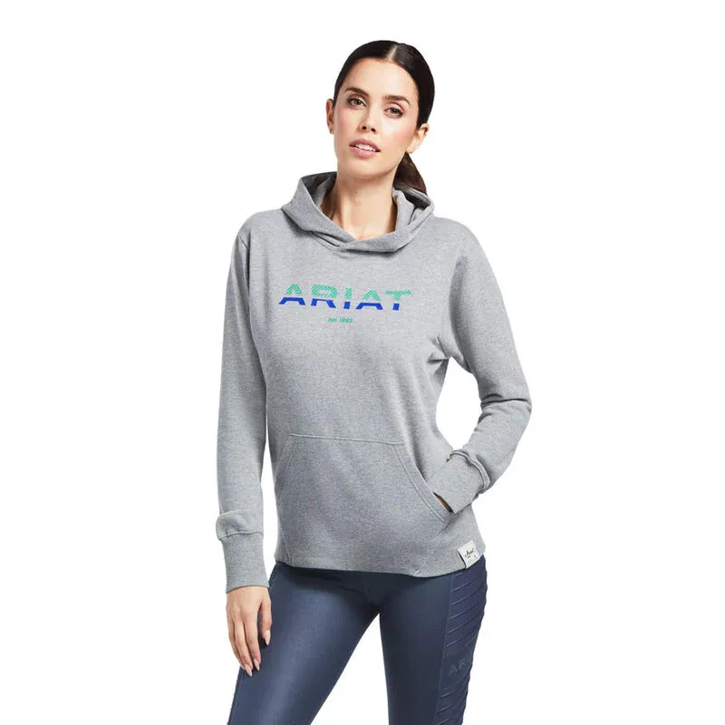 Ariat Women's 3D Logo 2.0 Hoodie - Heather Grey