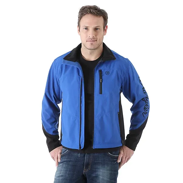 Wrangler Men's Trail Jacket, Color: BLUE SLATE HEATHER, Size: 2X