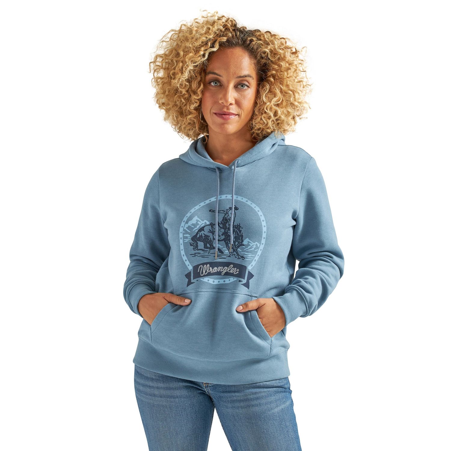 Wrangler Women's Retro Hoodie - Blue
