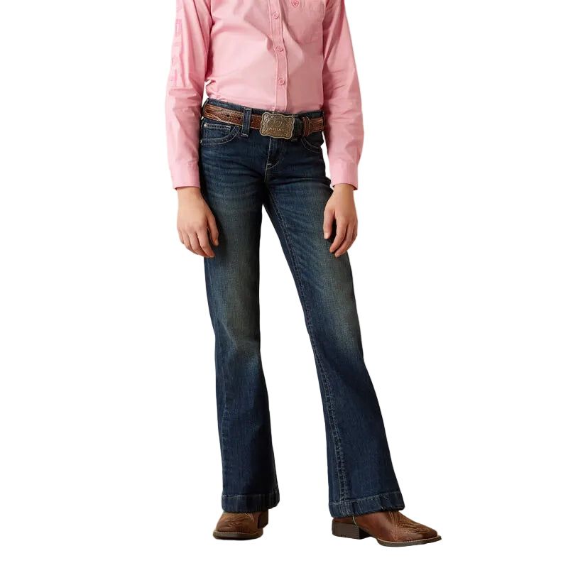 Ariat Girl's Elsie Trouser Jeans - Pacific