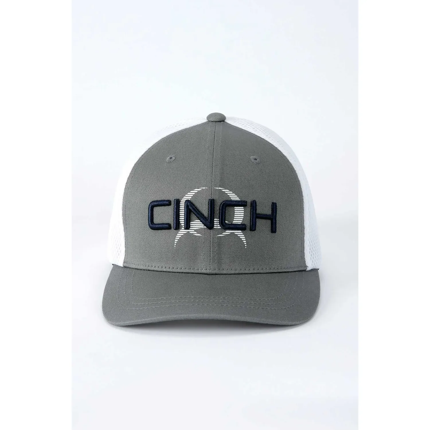 Cinch Men's Flexfit Cap Gray, Size: SMALL/MEDIUM