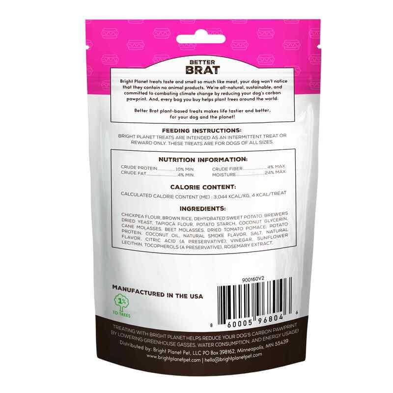 Bright Planet Pet Better Brat Plant Based Treat