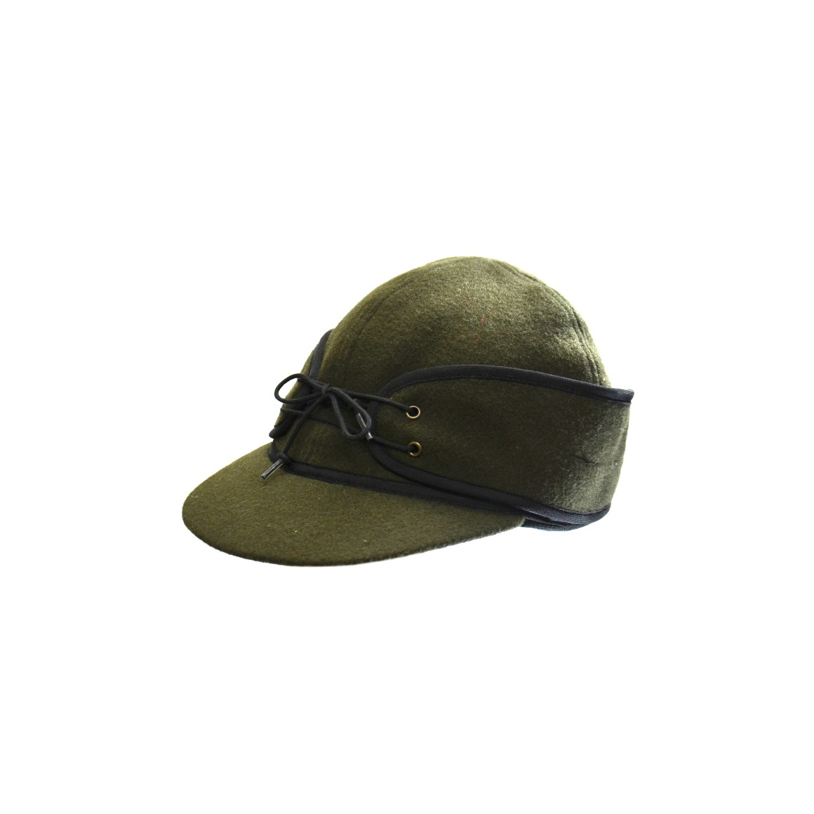 Crown Cap Wool Blend Railroad Front