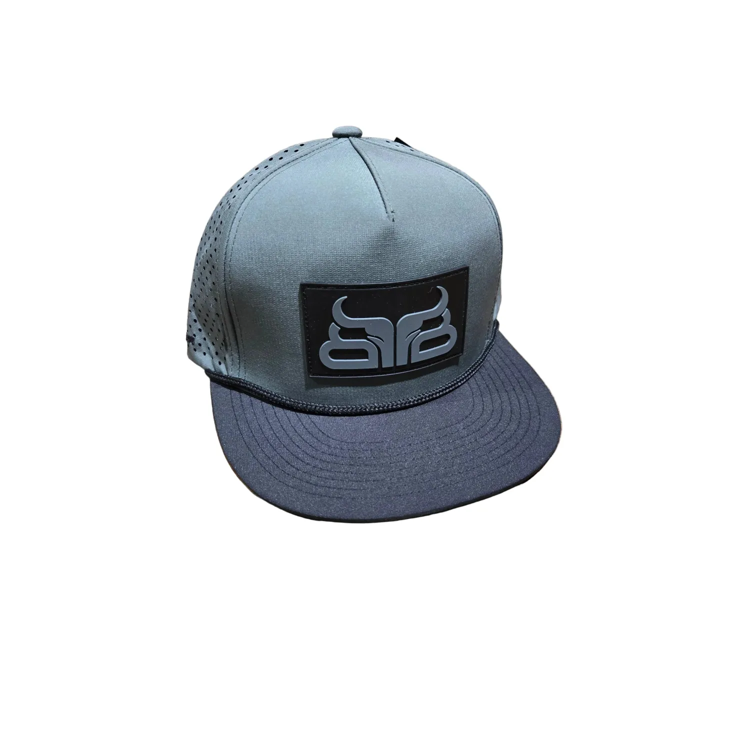 Baredown Brand Resilient Performance Series Flat Cap - Multiple Colours, Color: Olive/Black
