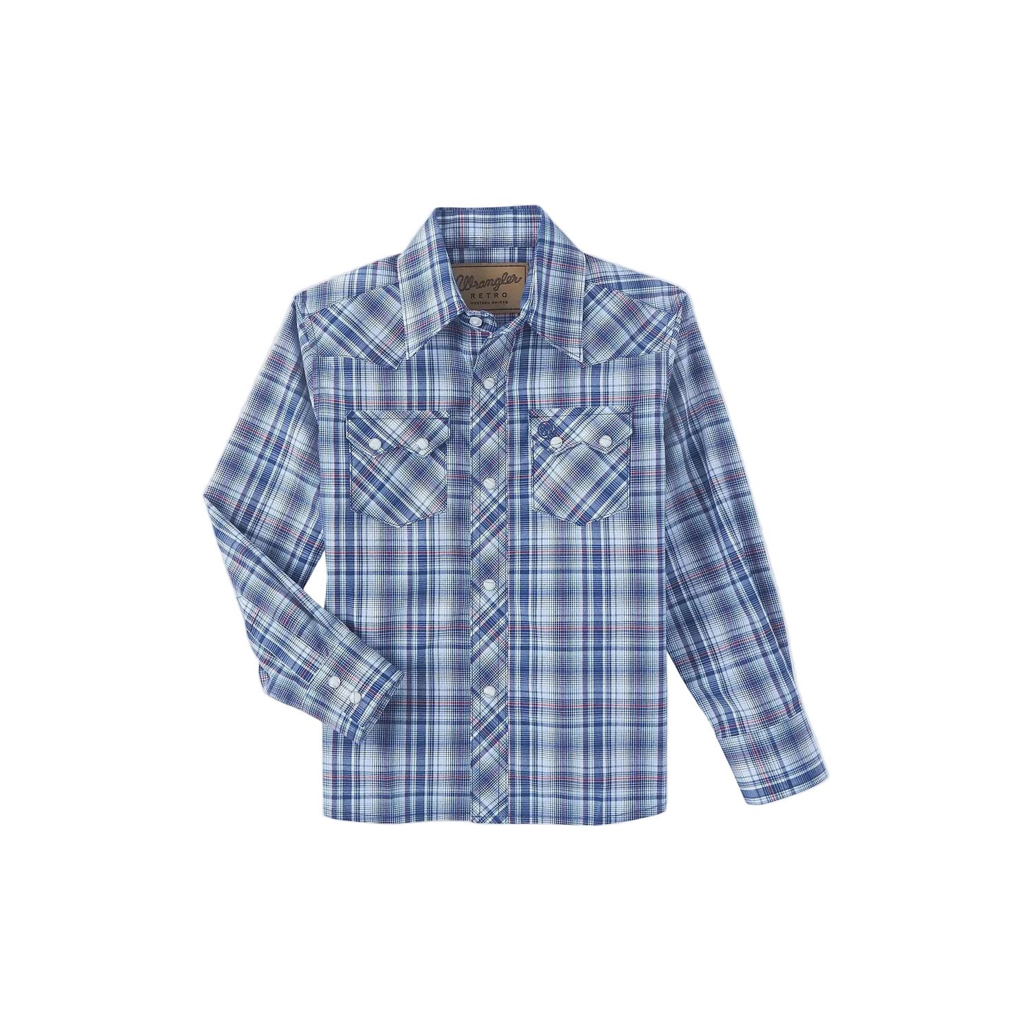 Wrangler Boy's Retro Long Sleeve Shirt -