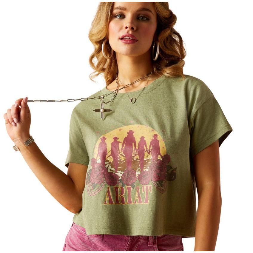 Ariat Women's Charlie Short Sleeve T-Shirt - Sage
