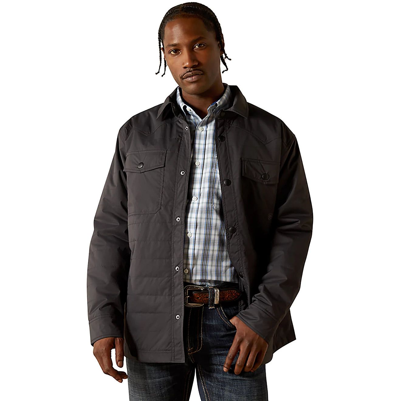 Ariat Men's Quilted Shirt Jacket - Phantom