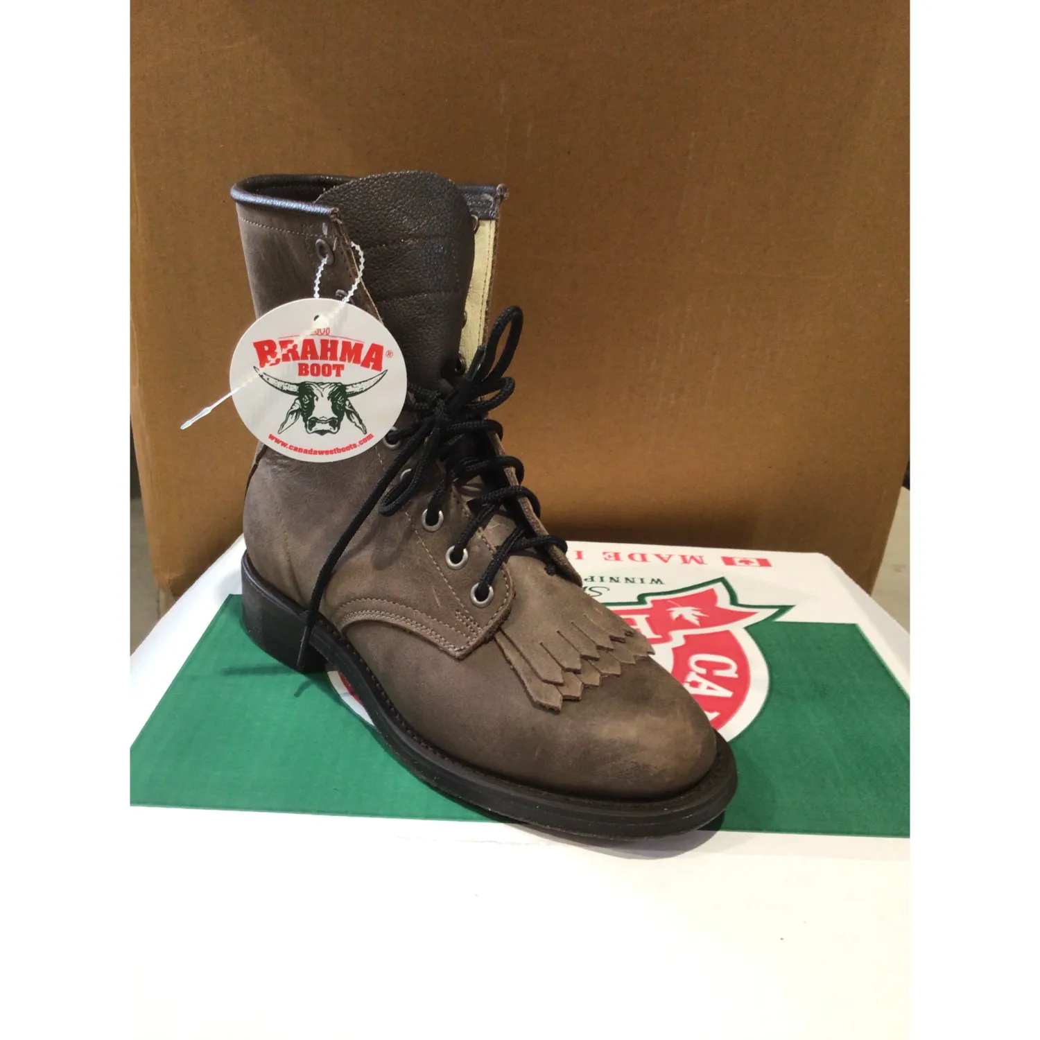 Canada West Ladies Lace Up Roper