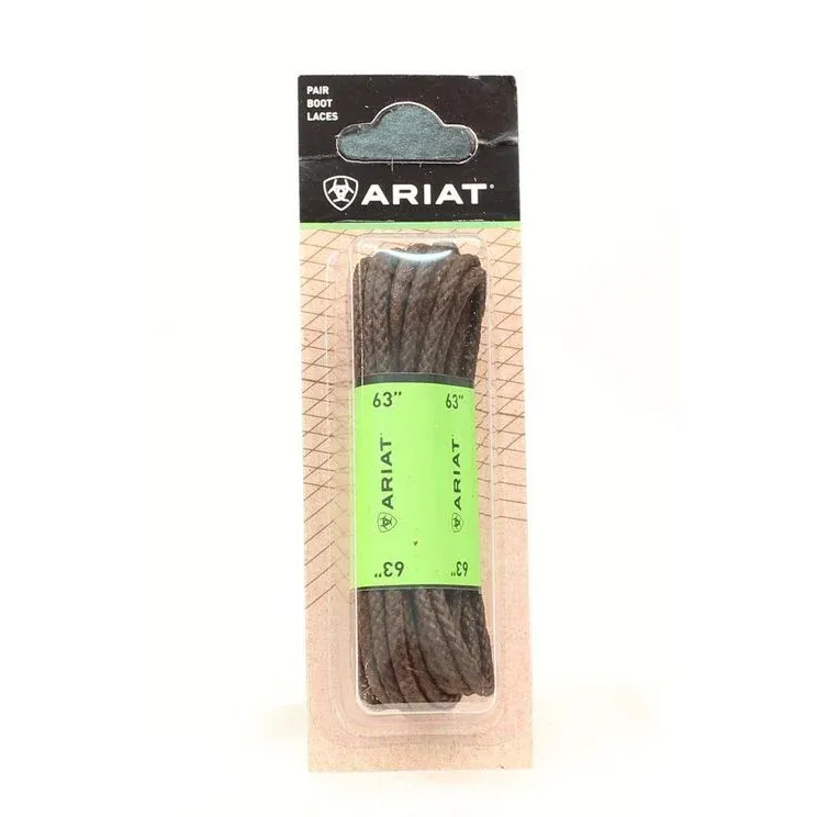 Ariat Brown Waxed Laces