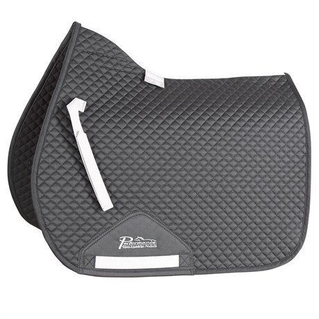 PERFORMANCE SUEDE SADDLECLOTH, Color: Black, Size: 17-18