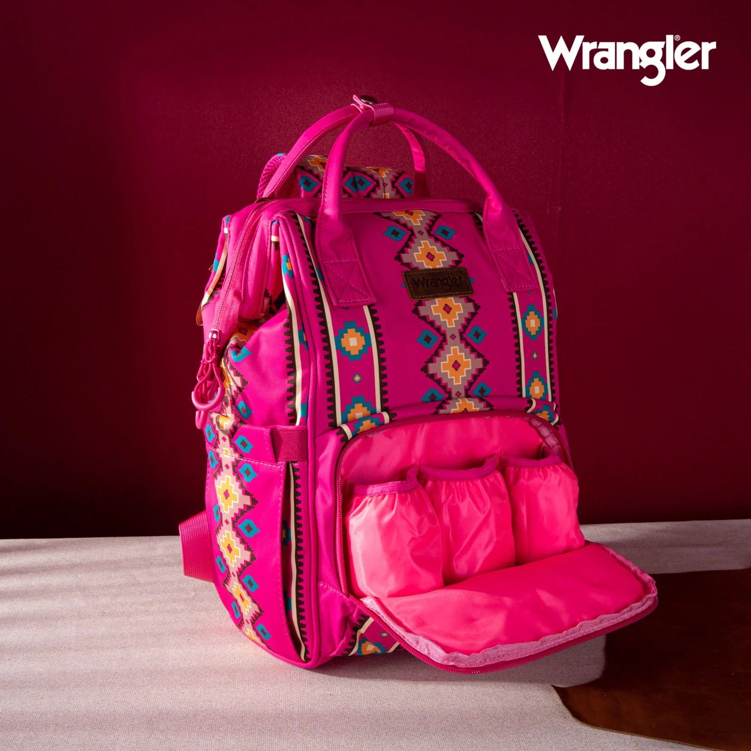Wrangler Aztec Printed Callie Backpack - Multiple Colours