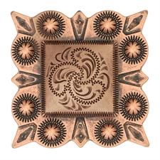 Weaver Leather ATQ Copper Square Berry Concho