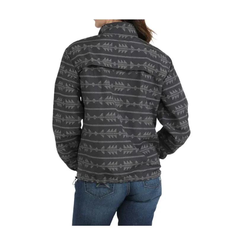 Cinch Women's 1/2 zip Pullover- Grey
