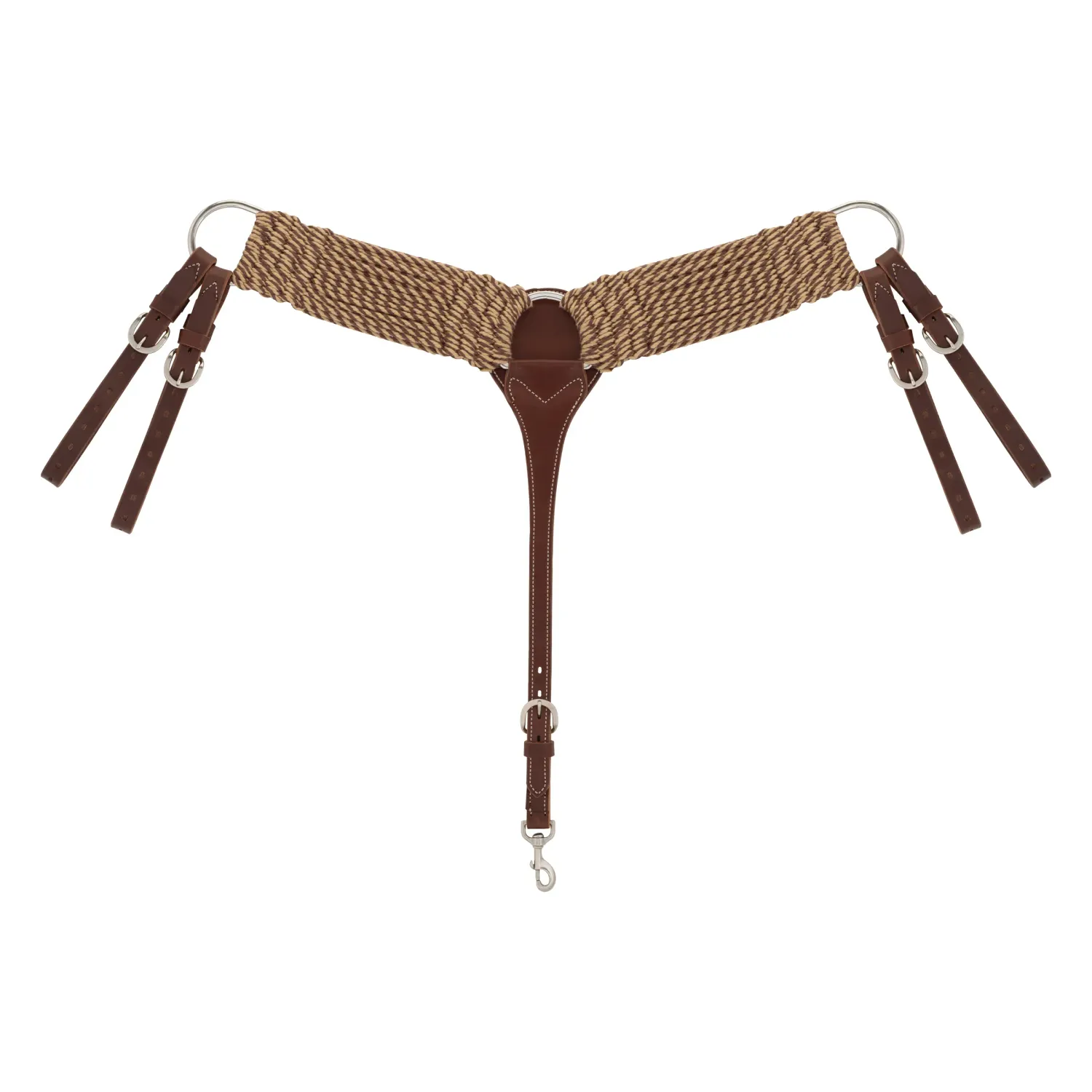 Weaver Ecoluxe Bamboo Breast Collar Roper, Colour: 104-Tan/Brown