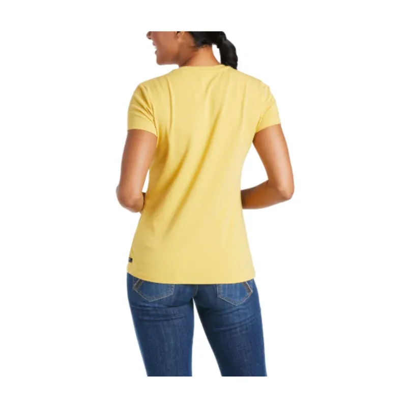 Ariat Women's Authentic Logo SS T-Shirt Local Honey