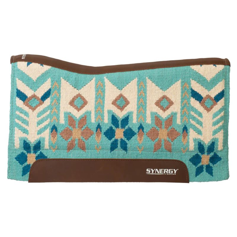 Weaver Synergy Contoured Performance Saddle Pad w/Merino Fleece - 33x38