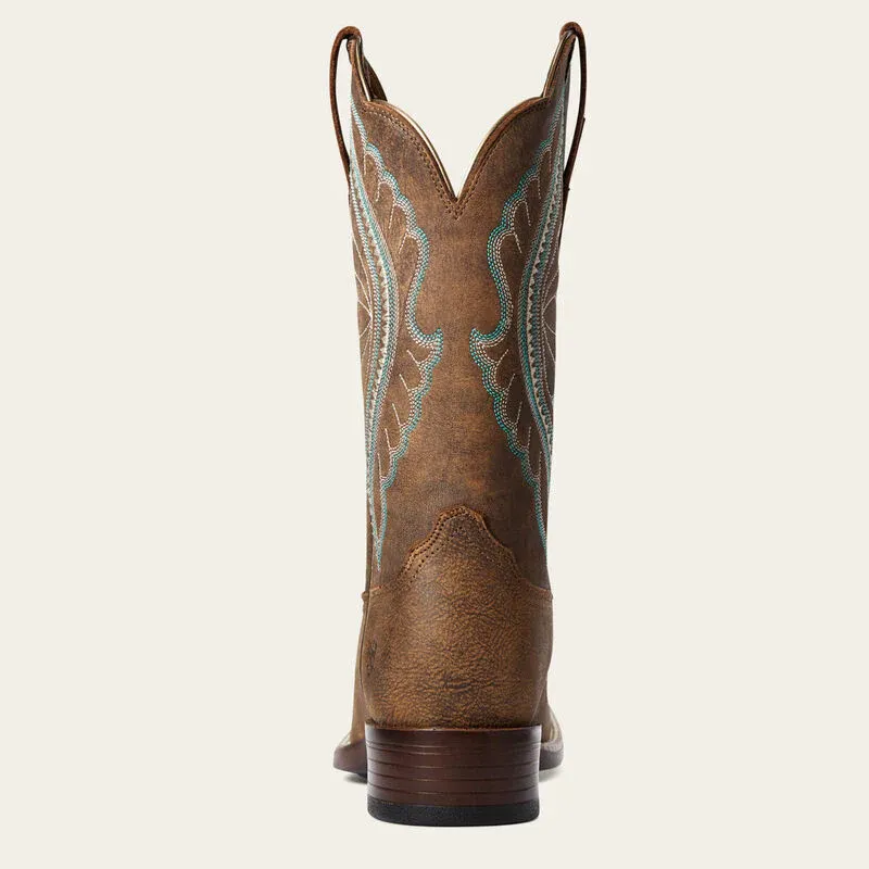 Ariat Women's Primetime Western Boots - Tack Room Brown **FINAL SALE**