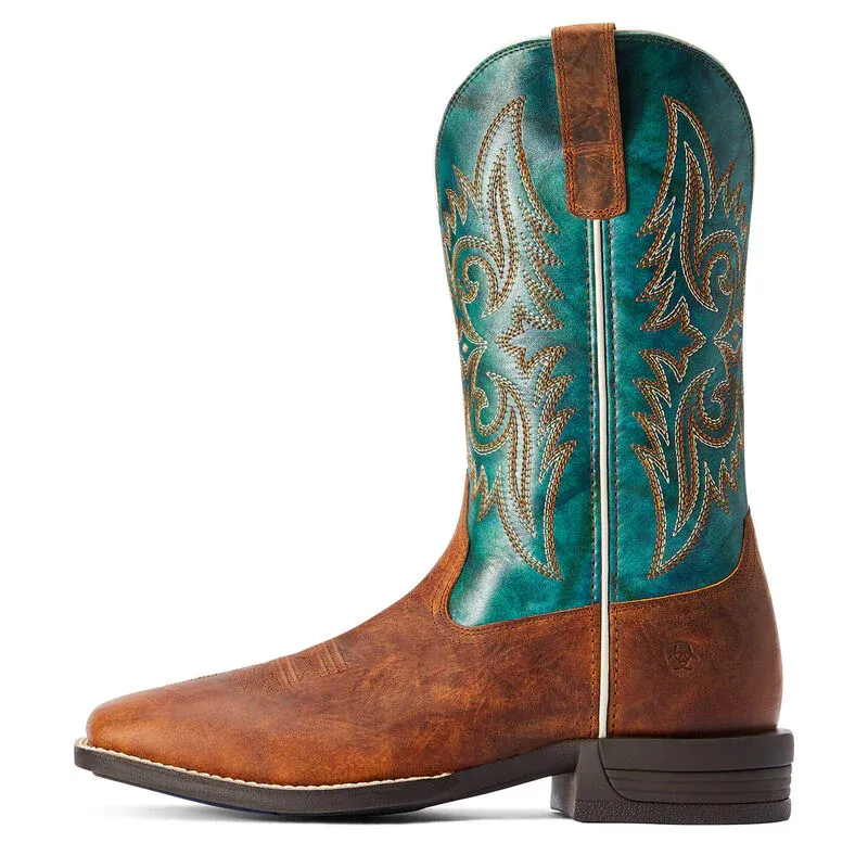 Ariat Men's Wild Thang Western Boots - Fiery Brown Crunch, Size: 7