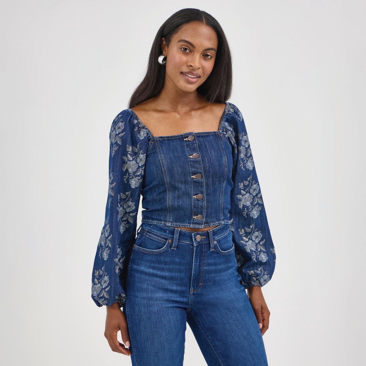 Wrangler Women's Retro Americana Shirt - Dark Denim