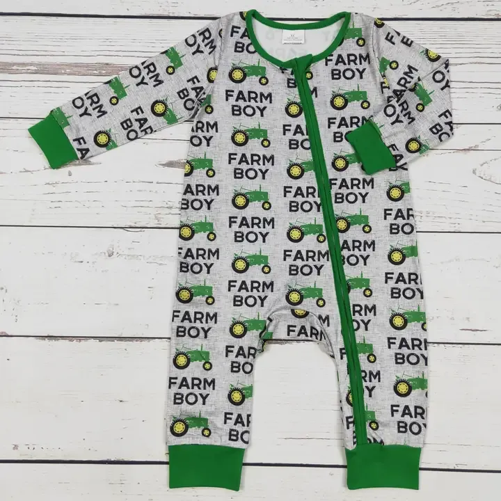 Baby Farm Boy Zipper Sleeper
