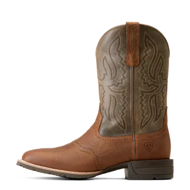 Ariat Men's Hybrid Ranchway Western Boots - Earth, Size: 7