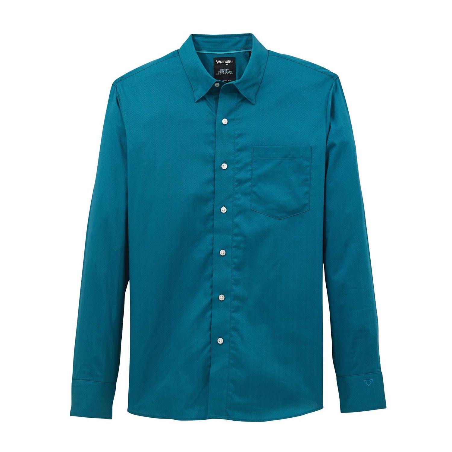 Wrangler Men's Wrangler X Cody Johnson Classic Fit Long Sleeve Shirt - Ink Blue