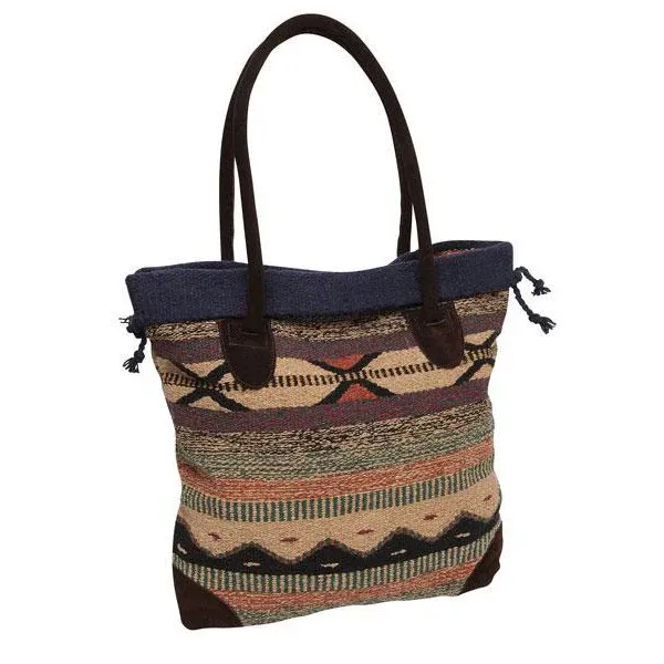 El Paso Monterrey Tote Bag, Colour: Brown/Green