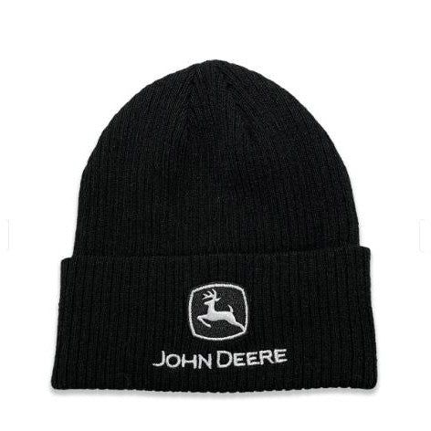 John Deere Cuffed Beanie- Black OD