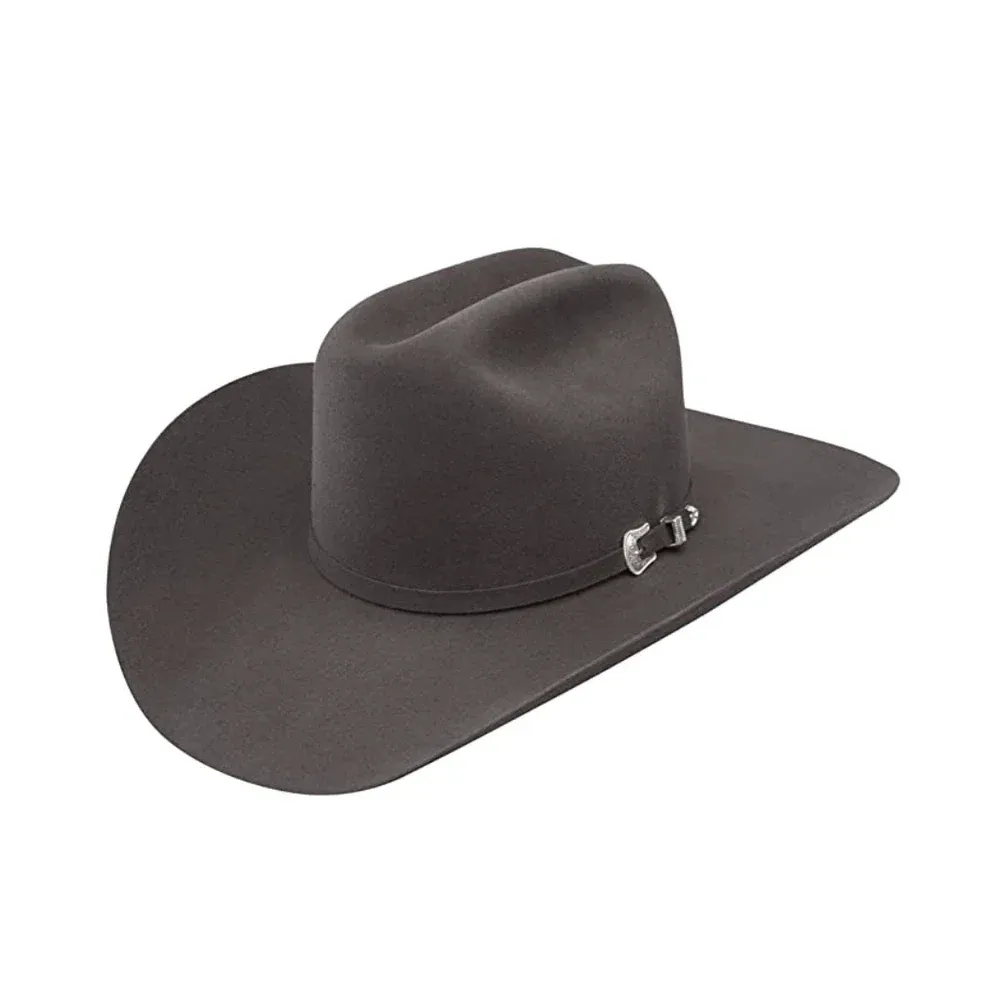 Resistol 3X Tucker Western Hat, Colour: Granite Grey, Size: 6 5/8
