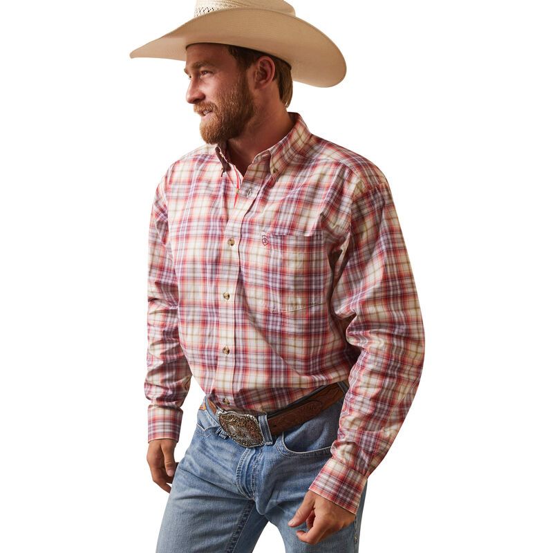 Ariat Mens Pro Series Derek Classic Fit Shirt - White