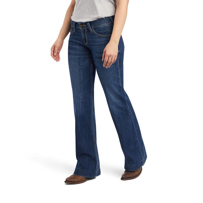 Ariat Womens Trouser MR Amaryllis Wide Jean Invine *final sale*