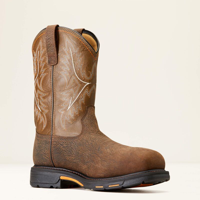 Ariat Men's WorkHog CSA Waterproof Insulated Composite Toe Work Boots - Bruin Brown