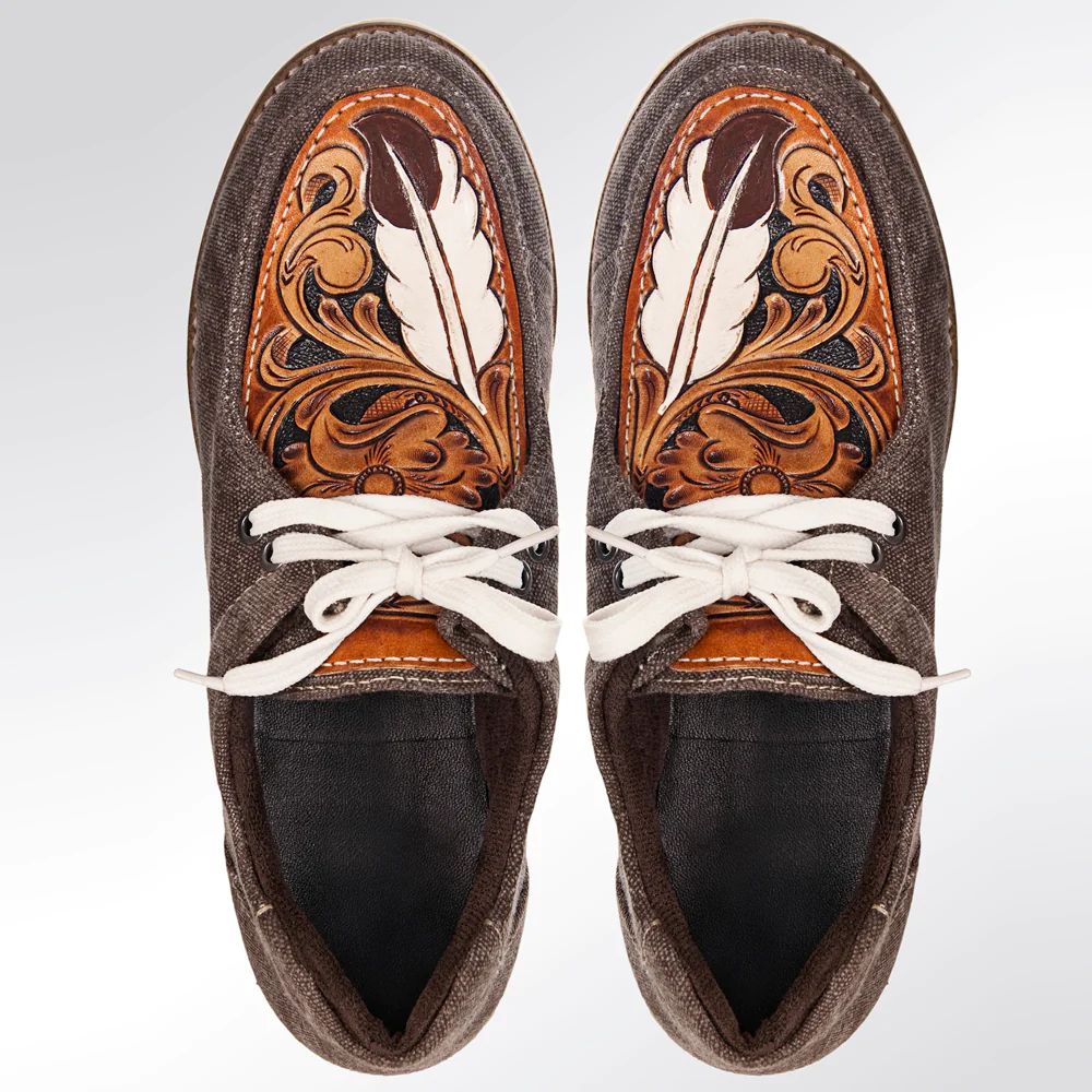 American Darling Leather Patch Shoes