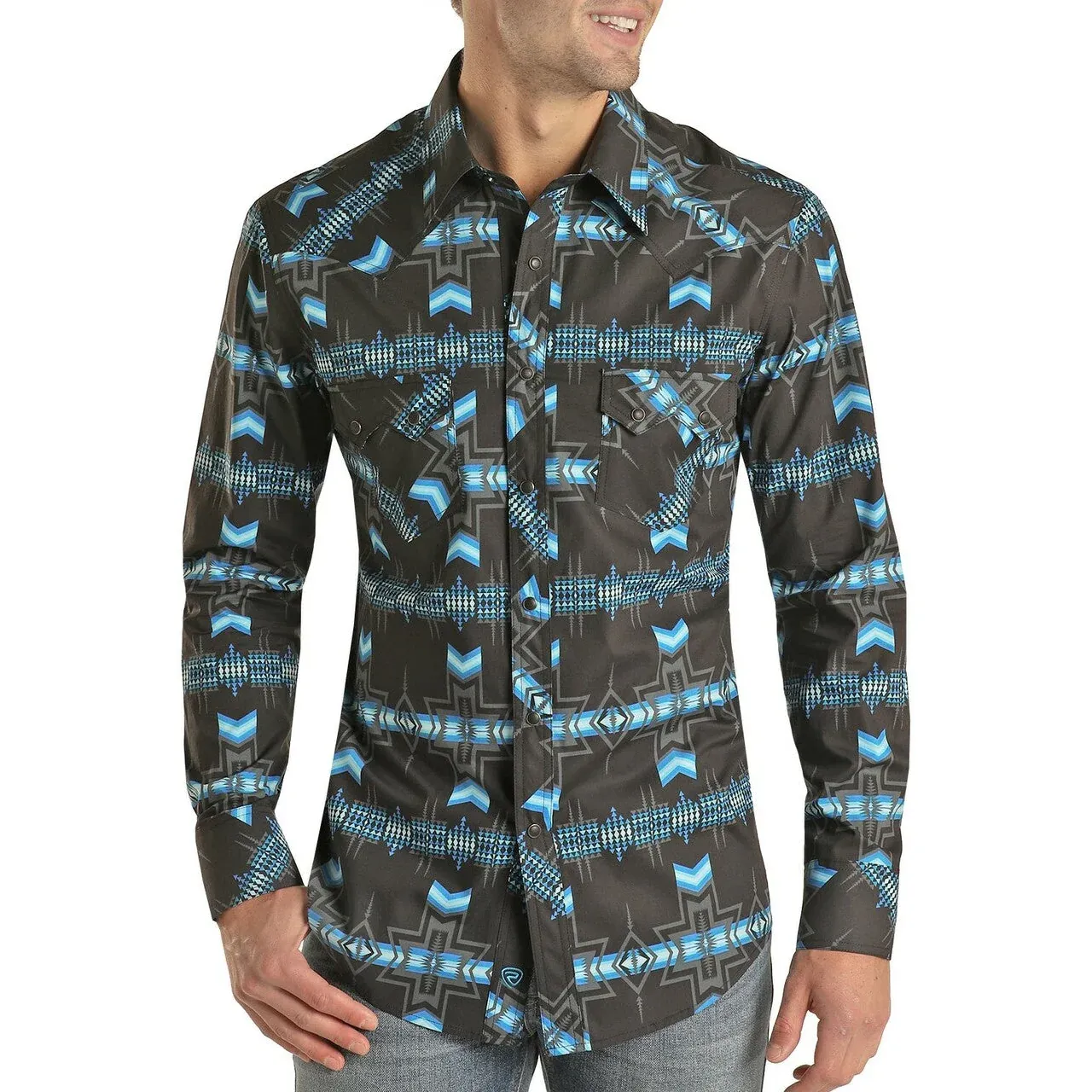 Rock &amp; Roll Men's LS Snap Shirt