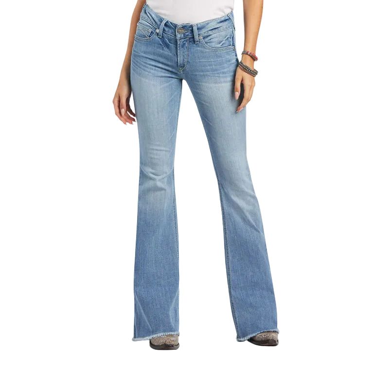 Ariat Womens REAL Perfect Rise Flare Jeans