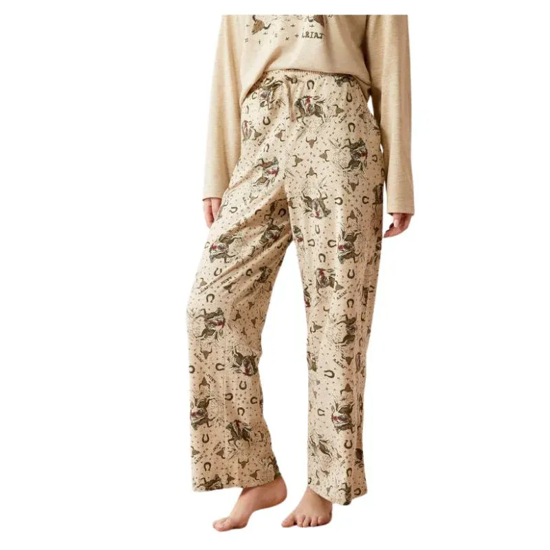 Ariat Women's Long Sleeve Cowgirl Print Pajamas