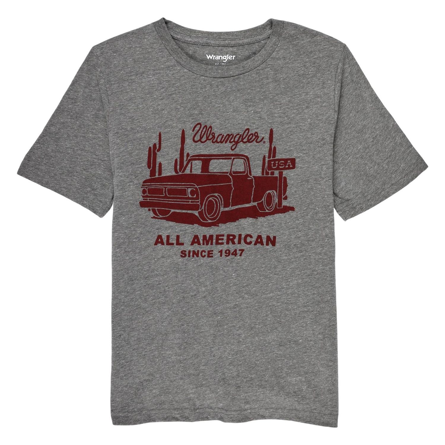 Wrangler Boys Graphic T-Shirt - Graphite