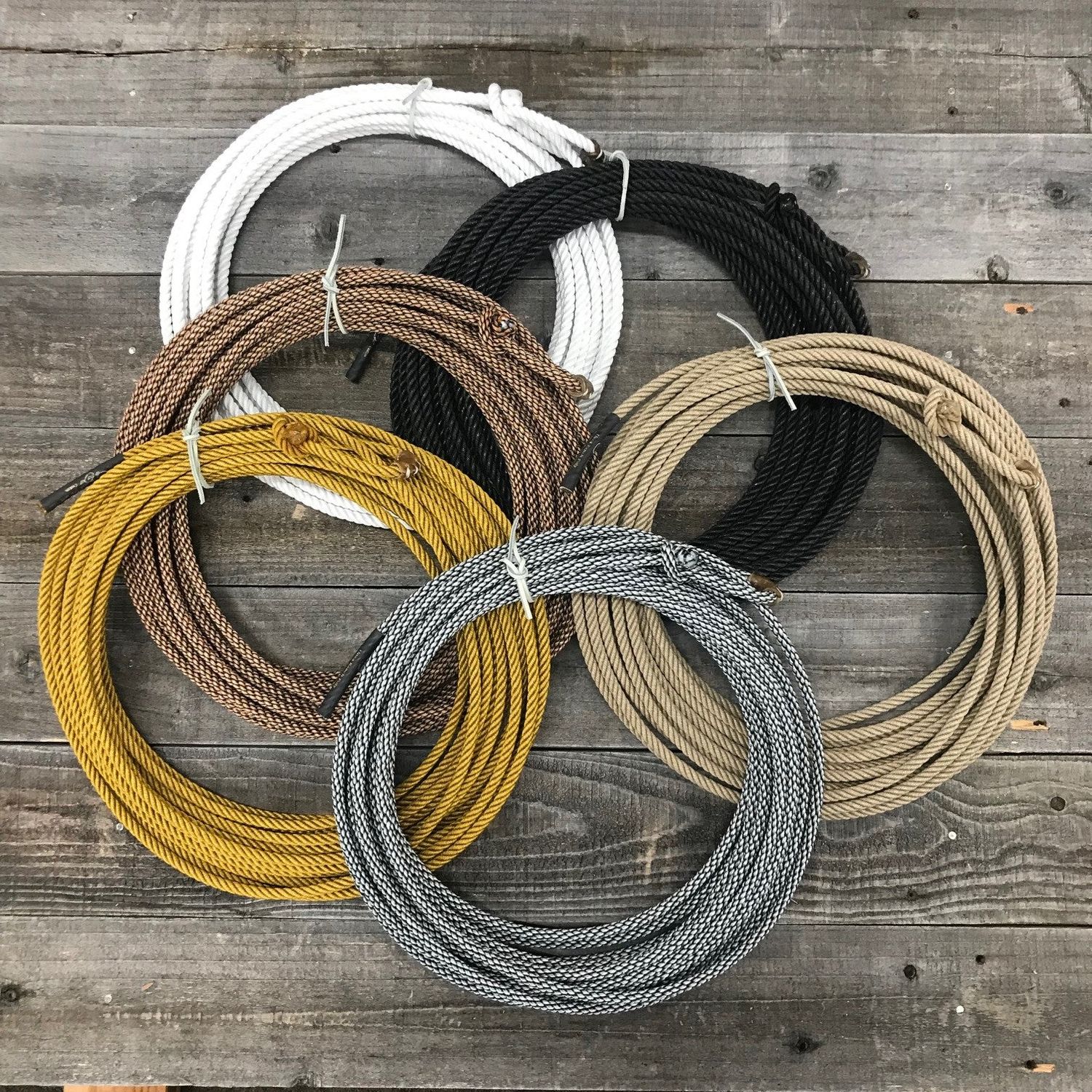 Uoza Black Label 3-Strand 9.5mm Poly Ranch Rope - Black