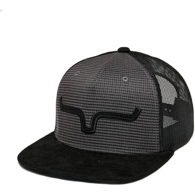 Kimes Holmes Houndstooth Cap- Multiple Colours, Colour: Black
