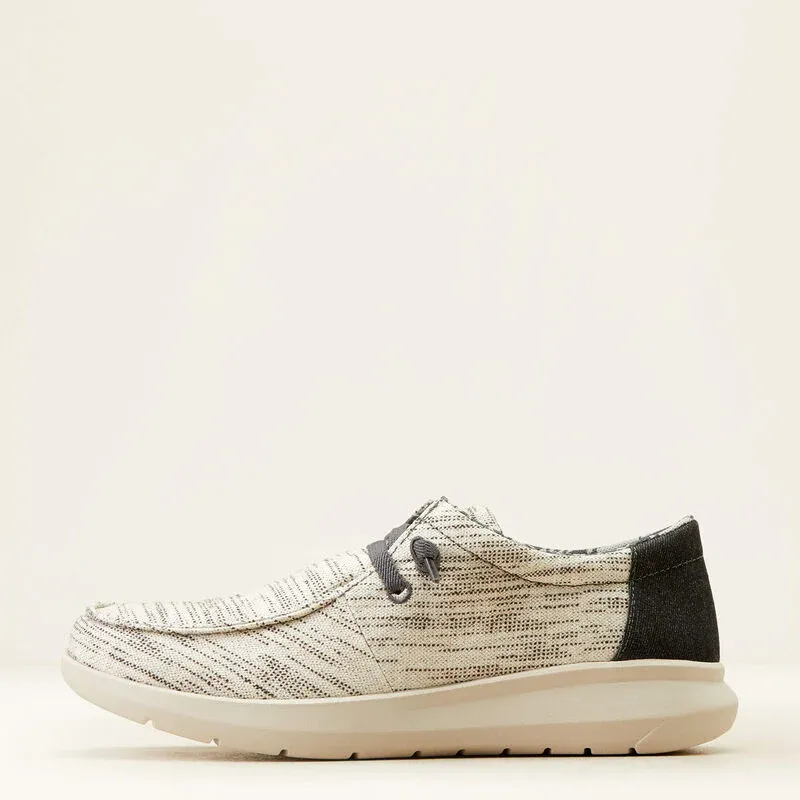 Ariat Men's Hilo Stretch Lace Shoes - Heathered White/Dark Denim, Size: 7