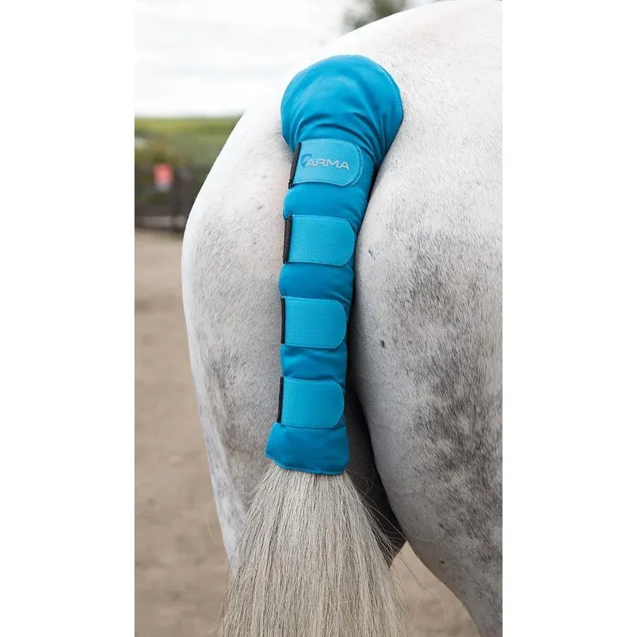 Shires Arma Padded Tail Guard, Colour: Bright Blue