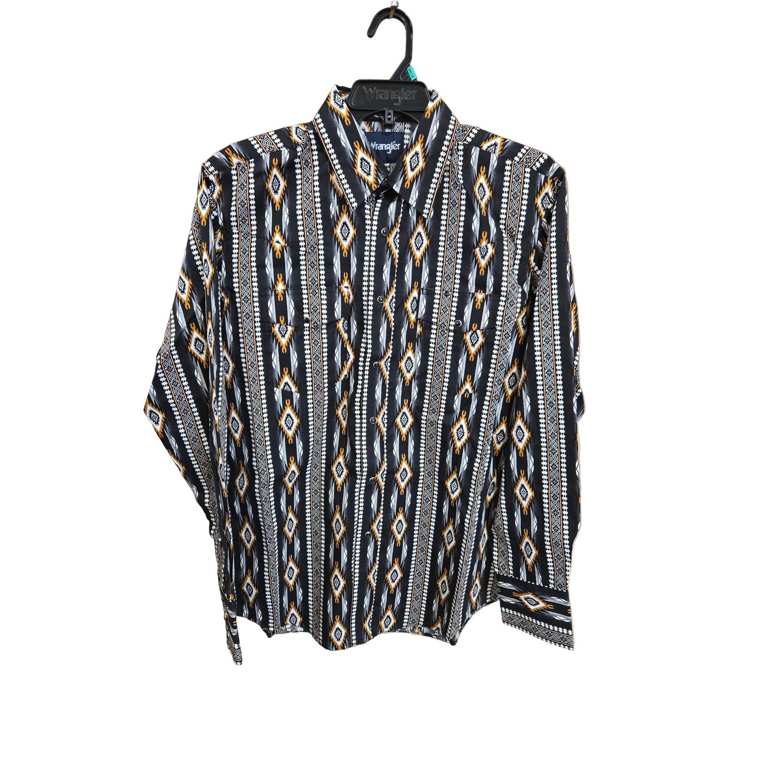 Wrangler Men's Checotah Dress Western Long Sleeve Shirt - Multiple Colour Combos
