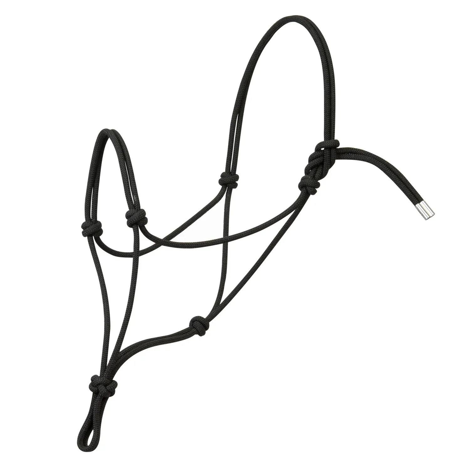 Weaver Silvertip No 95 Rope Halter Draft, Color: S1 Black